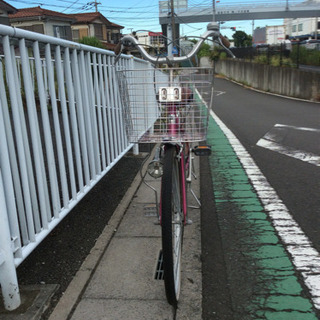 【 中古自転車】24インチ  (パールピンクメタリック) 内装3段  