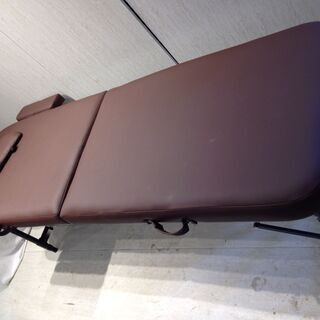 ☆2231☆折りたたみマッサージベッド 施術ベッド ブラウン 8段階高さ