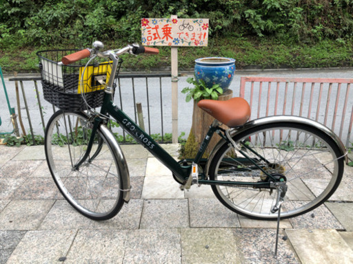 CARG BUCKET 24型AUTO LED 6速 軽快シティーサイクルBAA