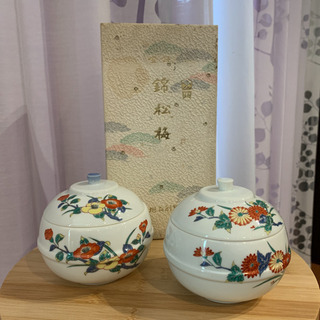 新品　有田焼　蓋付小鉢 2点セット