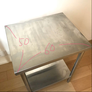ステンレス作業台の画像