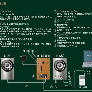 ELECOM スピーカー MS-130BK の画像