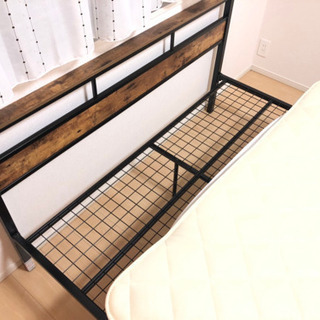 ダブルベッド差し上げます(ほぼ新品)の画像