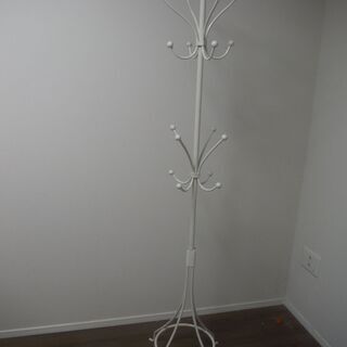 ポールハンガー　白の画像