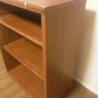 シェルフ　茶色の画像