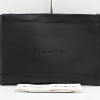 《BALENCIAGA/パンチングロゴ クラッチバッグ》 Aランク 373834