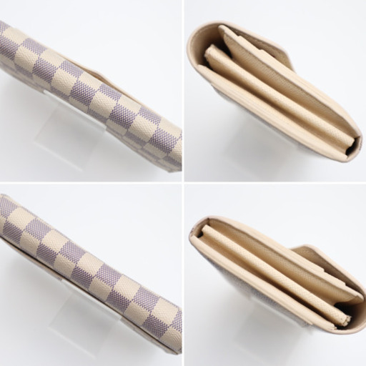 《LOUIS VUITTON/ダミエアズール ポルトフォイユ サラ》ABランク