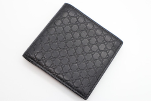 《GUCCI/マイクログッチシマ》ABランク 箱 袋 ブラック コンパクト 美品