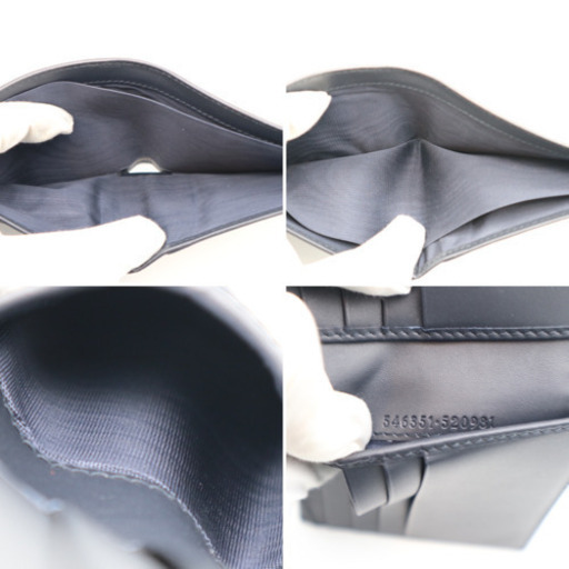 《GUCCI/GGブルームス PVC》Aランク ネイビー 箱 袋 未使用品 極美