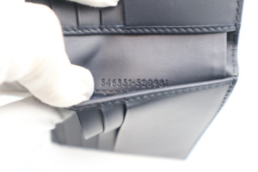 《GUCCI/GGブルームス PVC》Aランク ネイビー 箱 袋 未使用品 極美