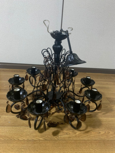 ブラックシャンデリア【美品】大阪市
