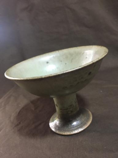 李朝青磁  馬上杯