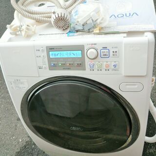 ☆サンヨー 三洋電機 SANYO AWD-AQ4000 9.0kg ドラム式洗濯乾燥機◆スピーディ＆キレイ