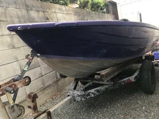 売り切り！最終価格！9/22まで！　アルミボート バス釣り クイントレックス トレーラー付