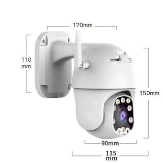 【決定済】防犯カメラ　高画質　防水防塵　WiFi接続　上下左右遠隔操作可能！！の画像