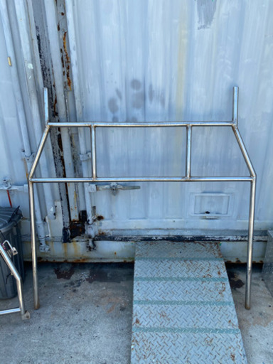 軽トラ　馬　アオリ　プロテクター　ステン