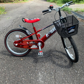 子供用　自転車　アイデス　ディズニーカーズ　１８インチ　レッド