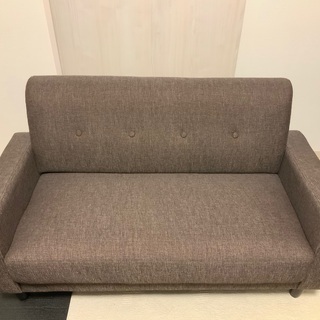 【超美品】2.5人掛けソファ［ダークブラン］ローソファ切り替え可能！！