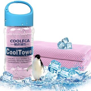 【新品】【全8色】カンタンに暑中症対策 超冷感タオル 極冷ice...
