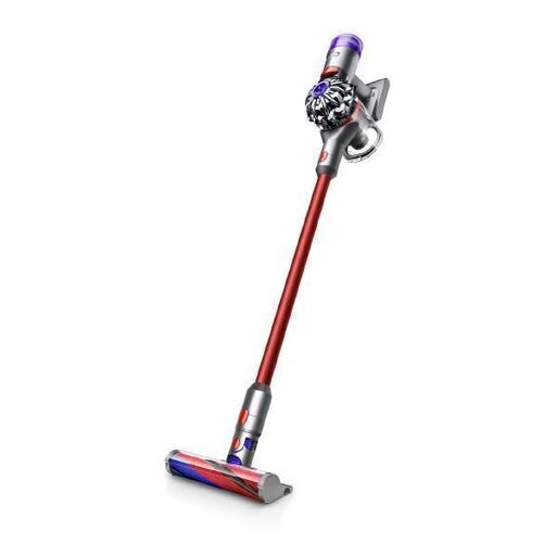 【新品】SV10KSLMCOM ダイソン サイクロン式コードレススティッククリーナー Dyson V8 Slim Fluffy+ ニッケル/アイアン/レッド