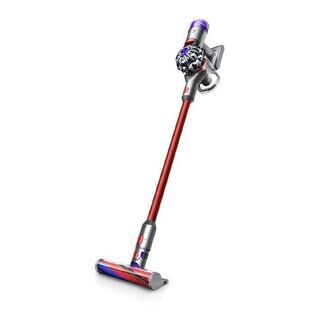 【新品】SV10KSLMCOM ダイソン サイクロン式コードレススティッククリーナー Dyson V8 Slim Fluffy+ ニッケル/アイアン/レッド