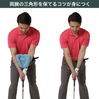 【新品】ゴルフ 素振り トレーニング 練習器具 スイング練習機 ゴルフ練習用品 三角先生の画像