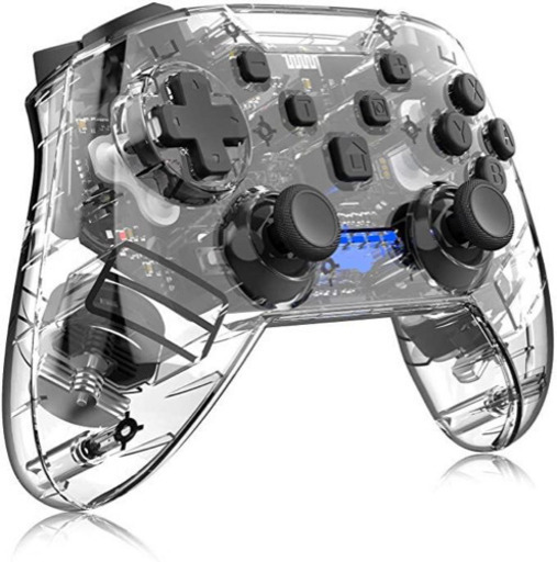 【レアカラー】【スケルトン】【握りやすい】Switch スイッチ コントローラー