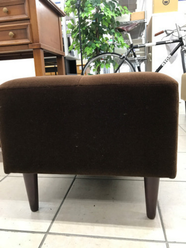 美品！ベロア調ベンチソファ 164×84×40