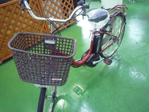 電動自転車 ヤマハ 26インチ 新基準 PASナチュラM サドル新品 通勤 通学 コロナ対策 オシャレなブラウン 中古 YAMAHA パス
