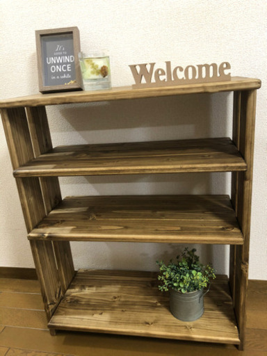 《完成品》3段シェルフ