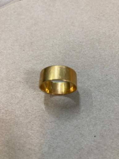 k18 平打　リング　サイズ18号　重さ　約7.6g
