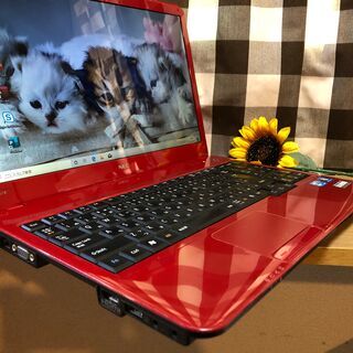 ☆彡💚爆速ＳＳＤ２４０ＧＢ／ＮＥＣリノベＰＣ💗高速ｉ５/女性にも人気のラズベリーレッド☆美品/Ｗｉｎ１０/Office2019付/15.6ｲﾝﾁ/メモリ4G/無線ＬＡＮ/ＤＶＤ・ＣＤ再生ソフト付　No.2009001の画像