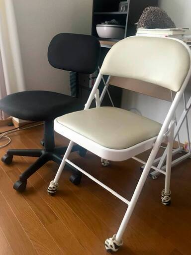 【1000円】オフィスチェア 肘なし