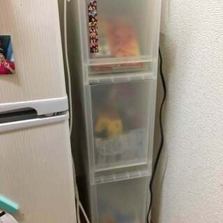 【０円】無印良品　ＰＰストッカーキャスター付・１ 