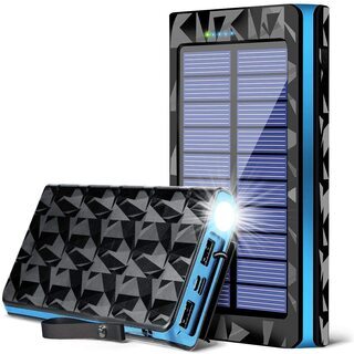 最新進化版 モバイルバッテリー 大容量 26800mAh ソーラ...