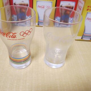 【新品未使用】コカコーラ　グラス　385ml　5脚セットの画像