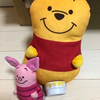 プーさんマトリョーシカ型ぬいぐるみ　小さい器