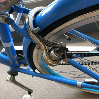 子ども用自転車　22インチ　水色の画像
