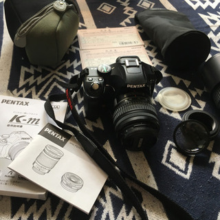【お譲り先決定】PENTAX 一眼レフカメラ k-m 全てセット