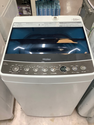 安心の6ヶ月保証付!! 【ハイアール　18年製】 全自動洗濯機 【トレファク町田店】