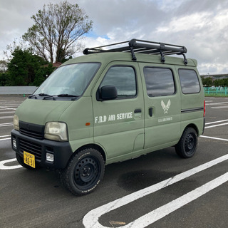宮城県仙台市！スズキ エブリイワゴン da62w アゲバン ミリ...