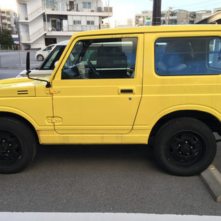 値下げしました⭐︎ジムニー JA11V AT イエロー　車検令和4年8月までの画像