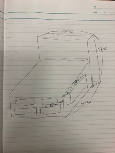 アメリカ製ベッドほぼ新品