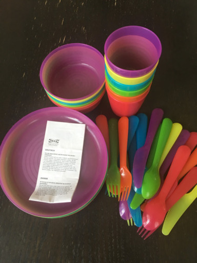 IKEA アウトドア食器セット