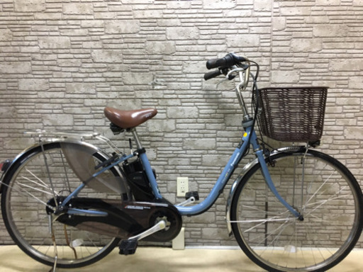 東京23区配達無料　新基準　Panasonic パナソニック  ビビDX 新品バッテリー　8.9Ah リチウム  電動自転車 中古自転車☆26インチ☆パナ
