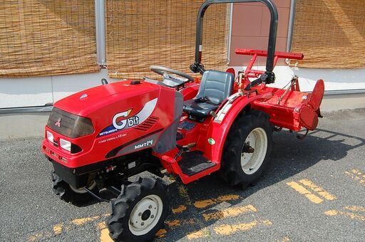 三菱 トラクター 13.5馬力 MMT14 パワステ/逆転PTO/ABターン/自動水平/耕深 整備品 自社配送可（地域限定)引き取り歓迎