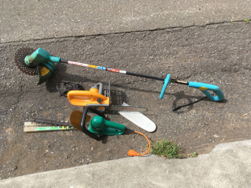 RYOBI チェーンソー CS-2500 リョービ 電動チェーンソー Makita 300mm 生垣バリカン MUH301 マキタ 電動式草刈り機 タナカパワーメイト 園芸 PEC-280 雑草 芝生