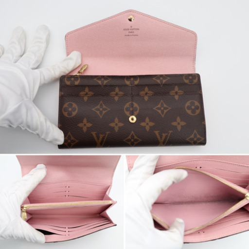 《LOUIS VUITTON/ポルトフォイユ サラ モノグラム》ABランク 美品