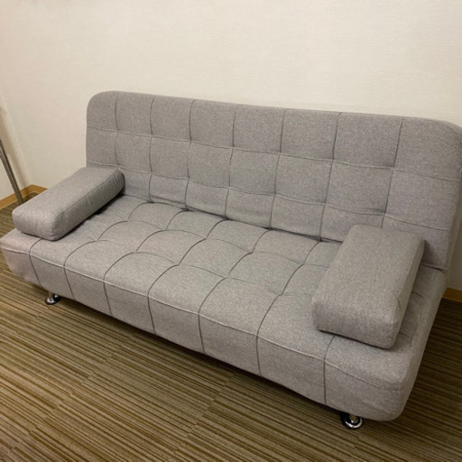 ★ラスト1台★ ソファベッド　約1週間使用　19年製　激安　グレー