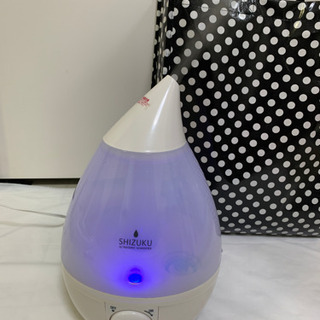 超音波式アロマ加湿器　AHD-010 SHIZUKUの画像
